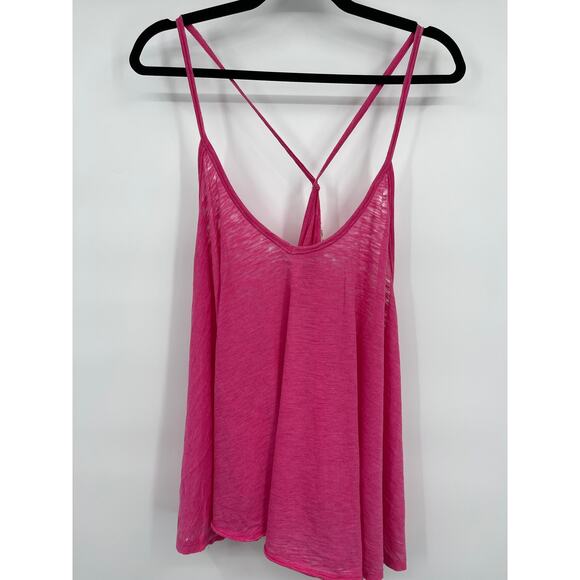 We The Free Pink Sandy Tank Top Sleeveless Relaxed Fit Women's Size Medium NEW - Picture 10 of 11